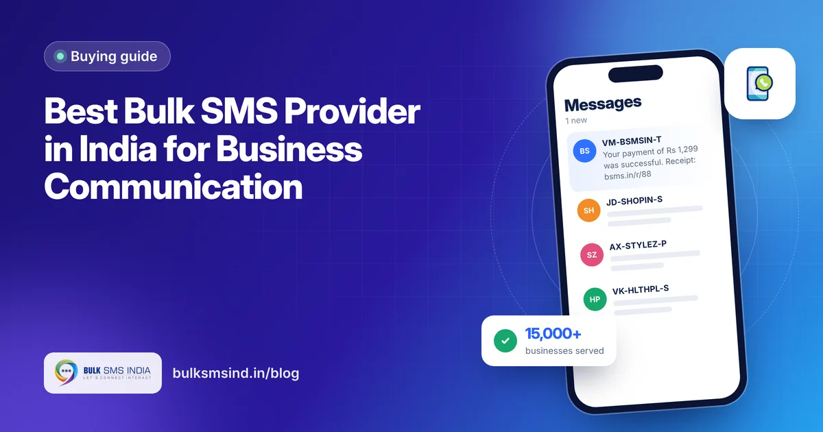 Best Bulk SMS Provider in India for Business Communication – bulk sms provider in India guide by Bulk SMS India